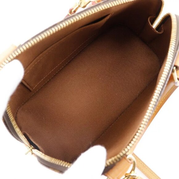 LOUIS VUITTON Alma BB Handbag 2WAYShoulder Brown Monogram canvas Women - Picture 9 of 12